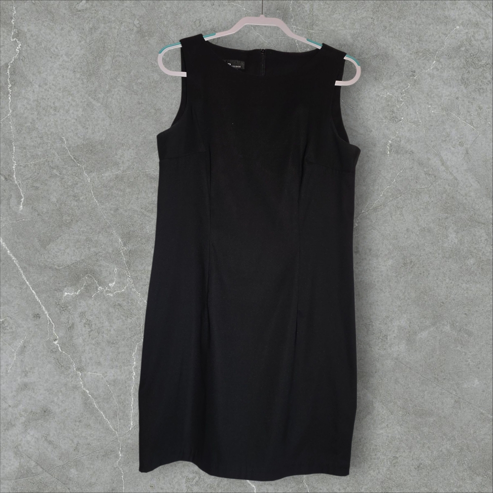 AB Studio Classic Black Mini Dress